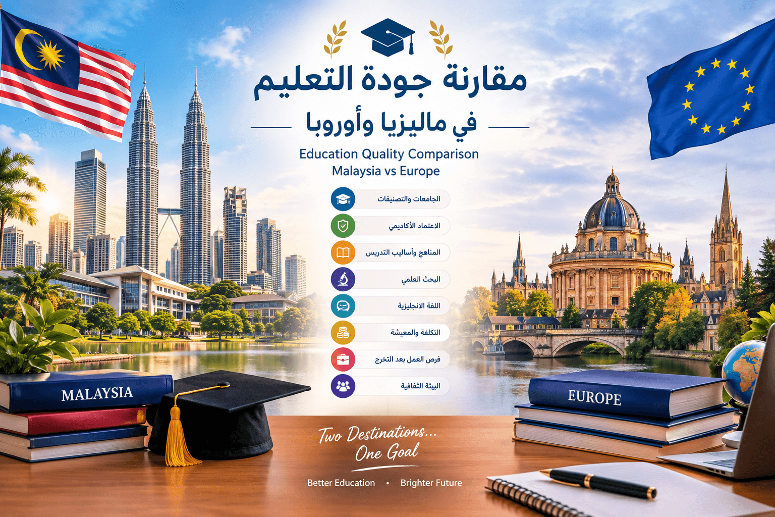 Comparison between studying in Malaysia and Europe
