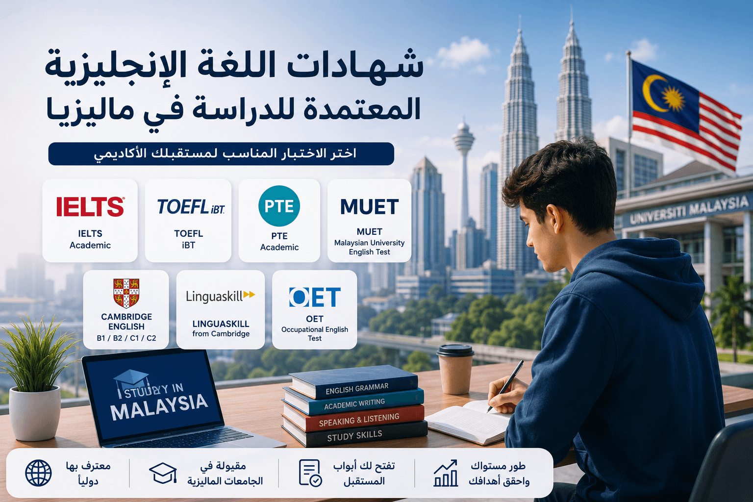 Approved English Language Certificates for Studying in Malaysia | Is IELTS Mandatory?