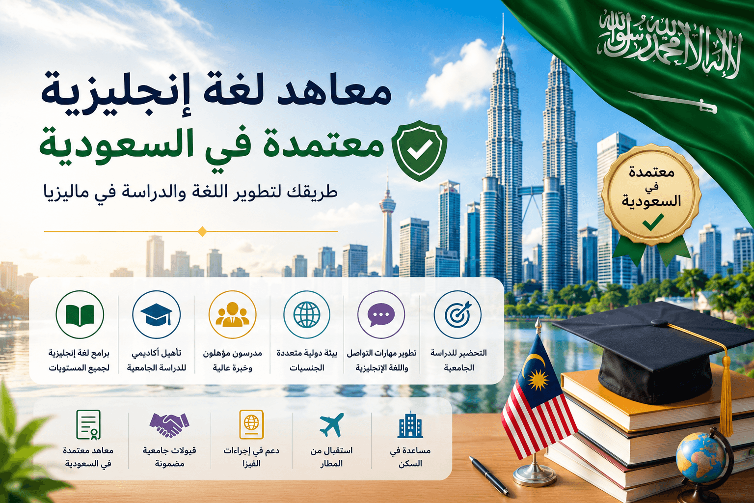 Institutes accredited and recommended by the Saudi Cultural Attaché in Malaysia (2026)